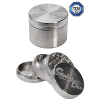 Black Leaf Steely Dan Edelstahl-Grinder 4-teilig
