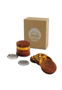 Black Leaf NAVAJO Alu-/Holzgrinder 4-tlg.