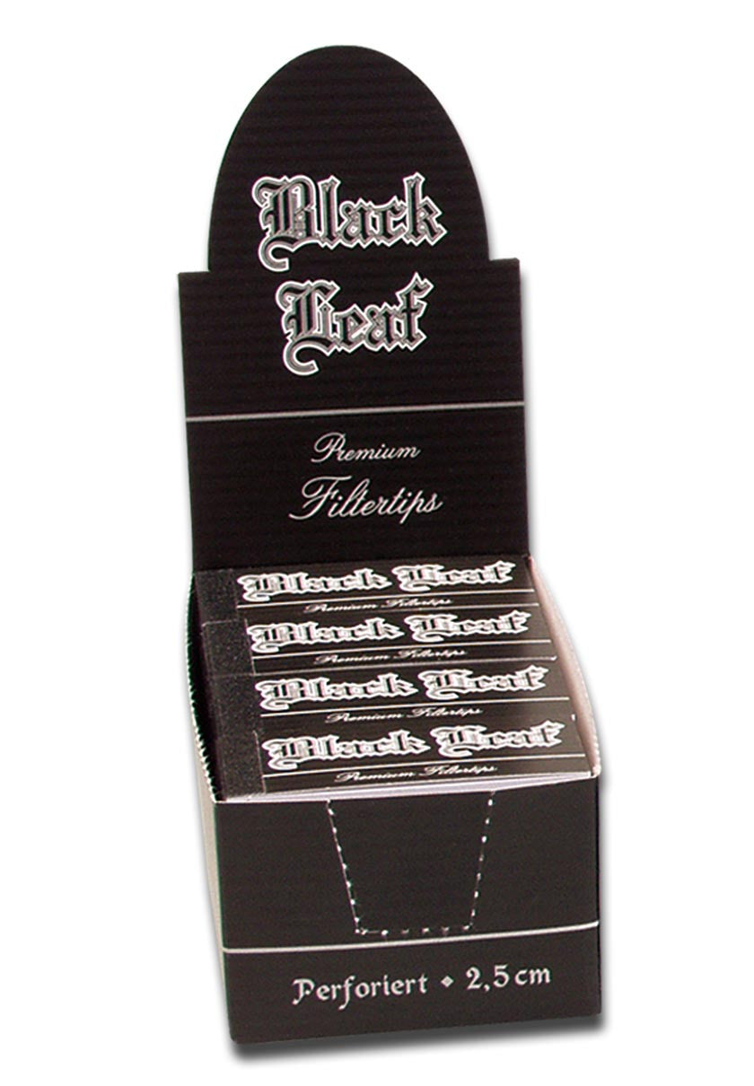 Black Leaf Filtertips lang perforiert