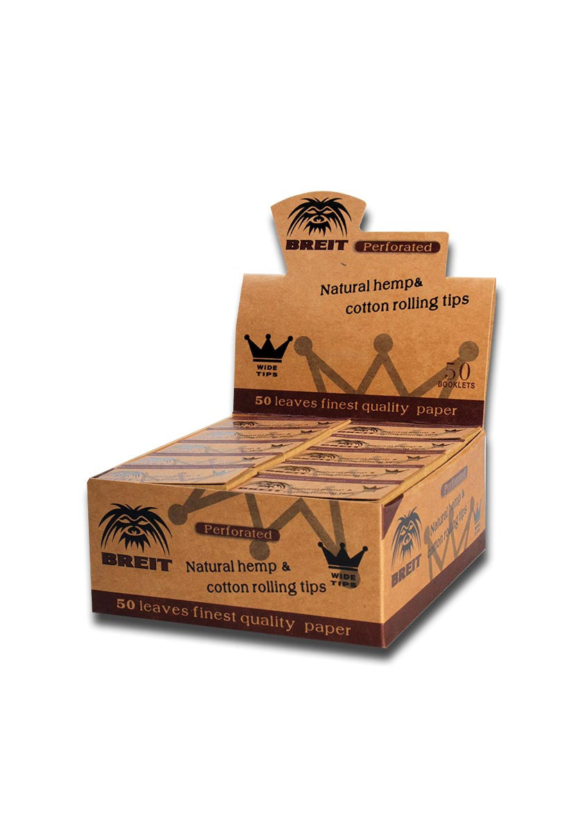Breit Filtertips Hemp+Cotton perforiert Wide
