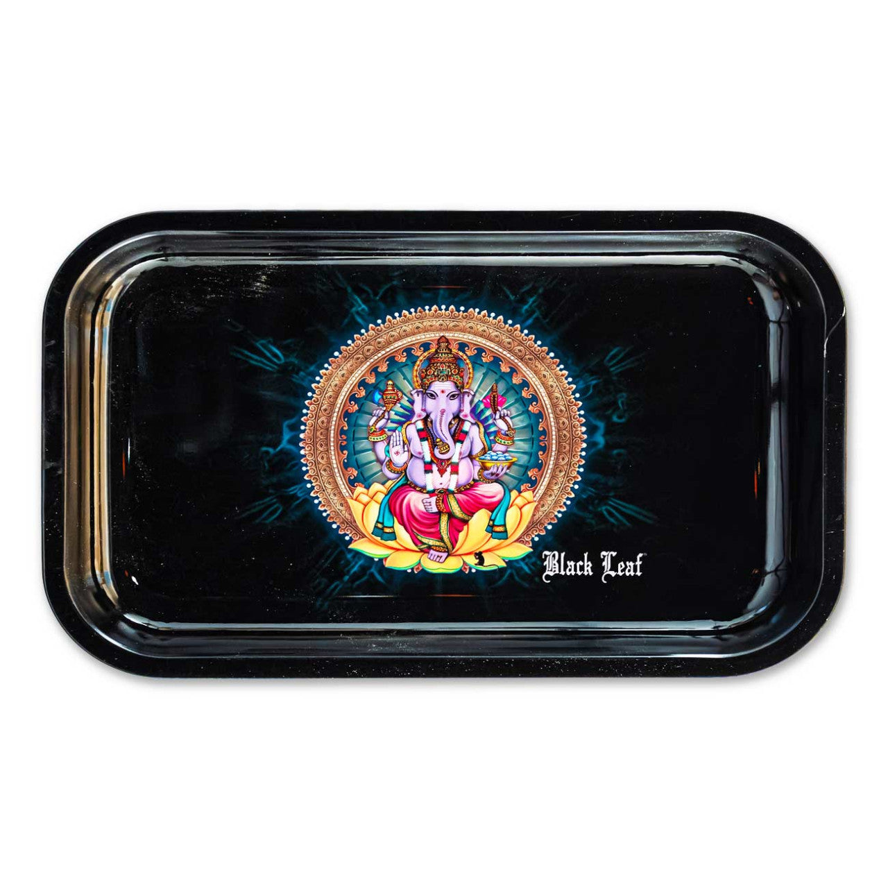 Black Leaf Rolling Tray Ganesha M