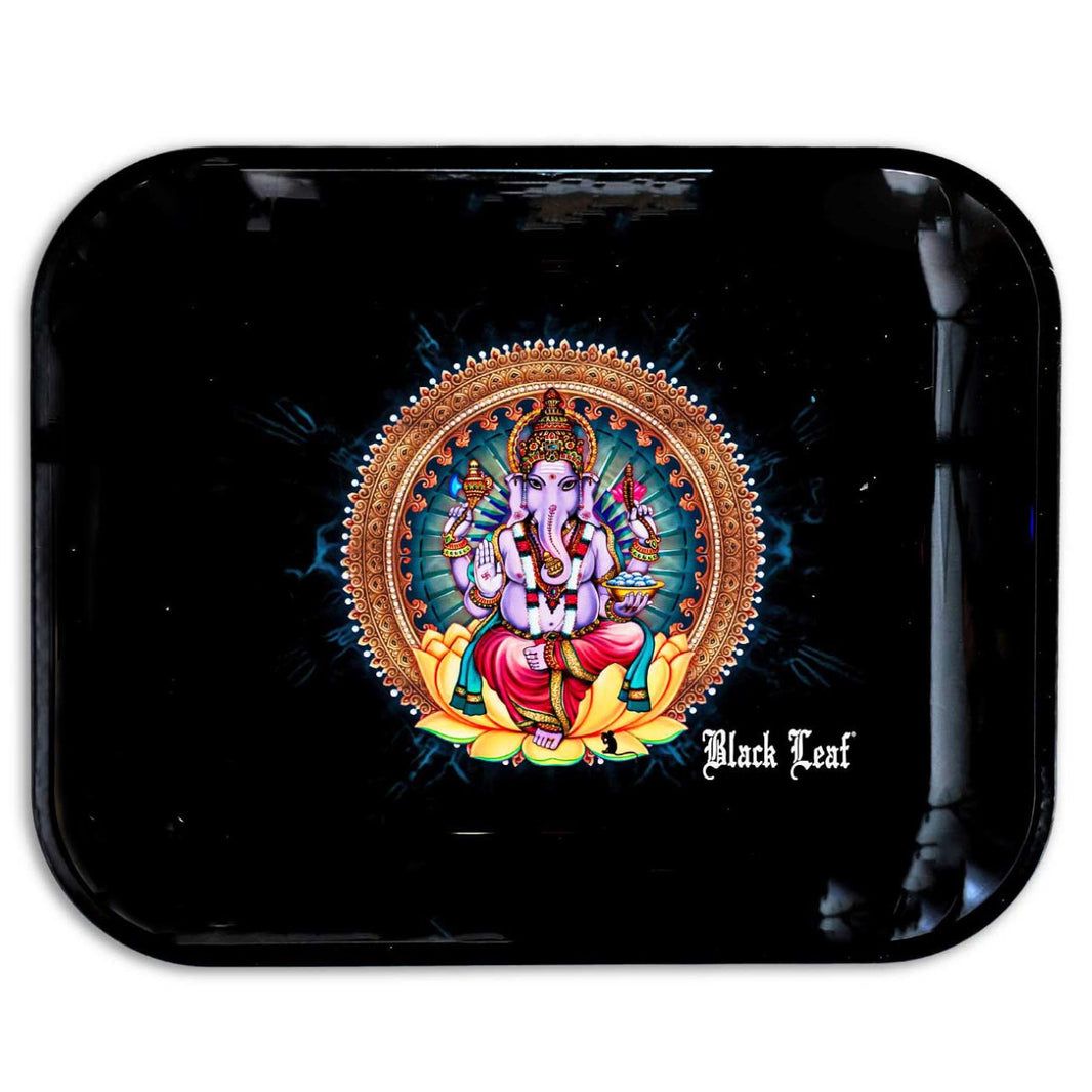 Black Leaf Rolling Tray Ganesha S