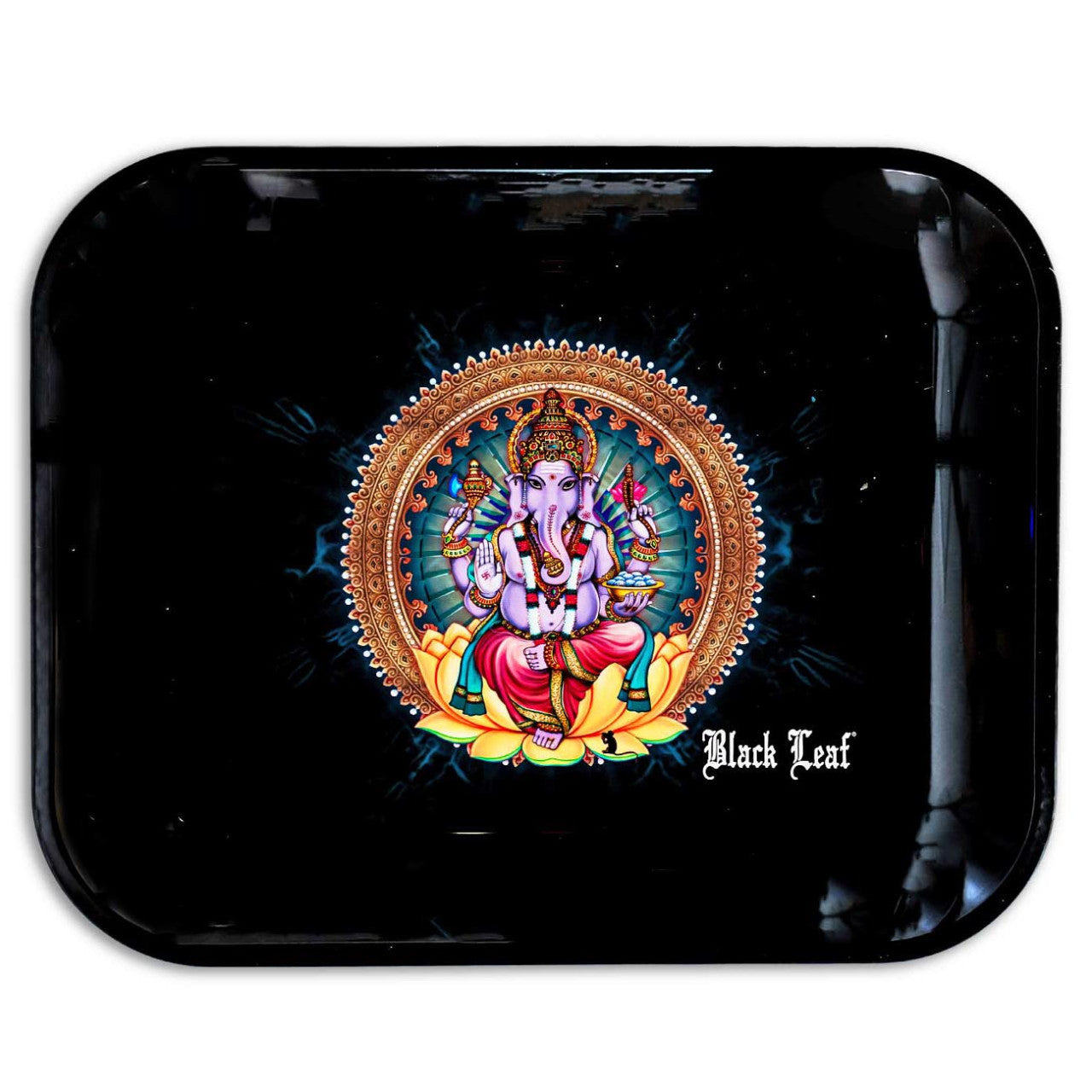 Black Leaf Rolling Tray Ganesha S