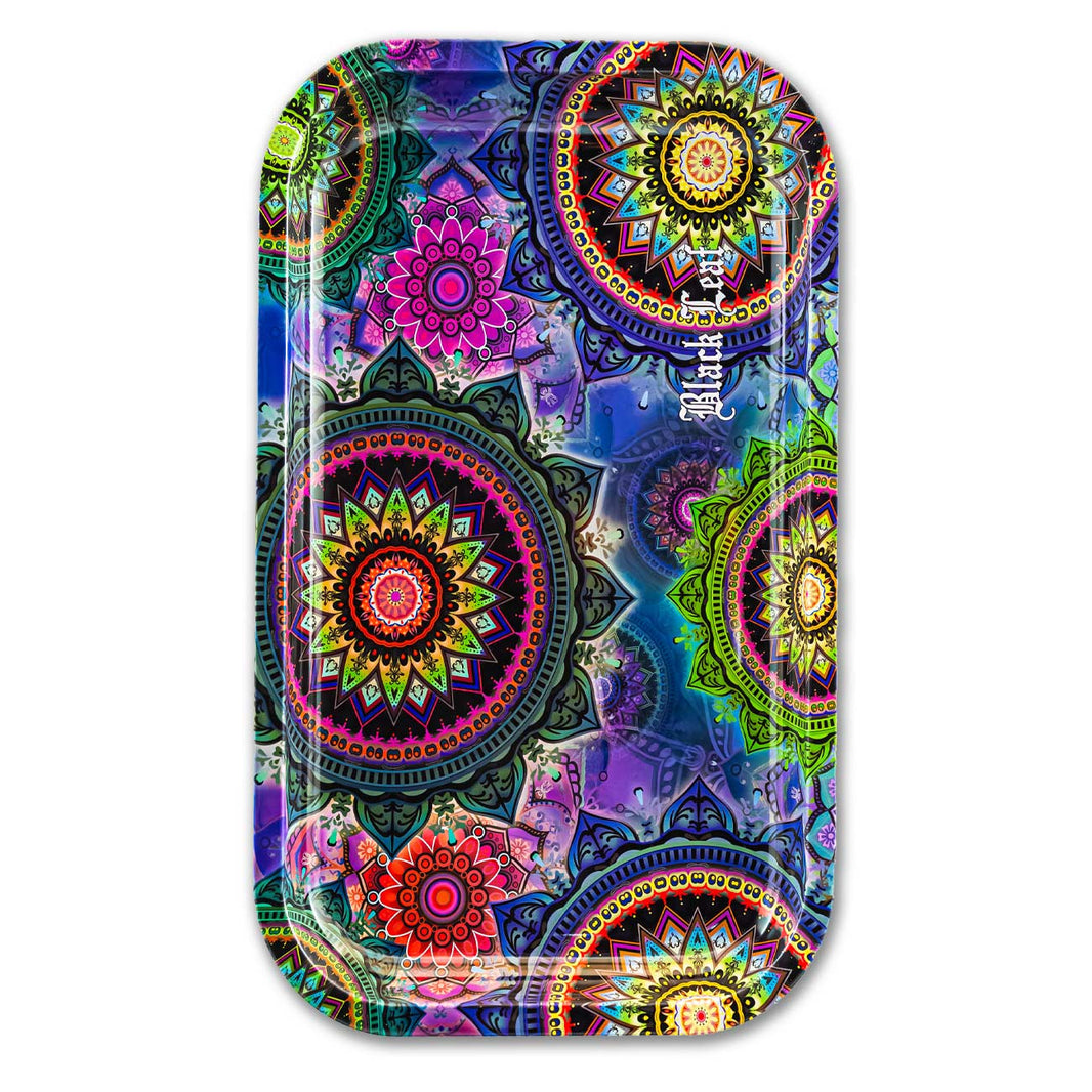 Black Leaf MANDALA Mixing Tray