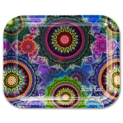 Black Leaf MANDALA Mixing Tray