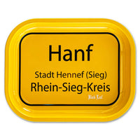 Black Leaf Rolling Tray Ortsschild HANF S