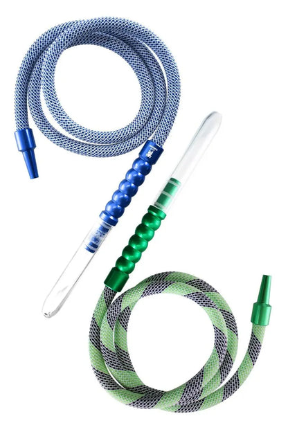 Bubble Interlude 3.0 Nylon Shisha Hookah Schlauchset, Blau