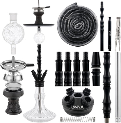 Luna Shisha Komplettset - Bigima (schwarz)