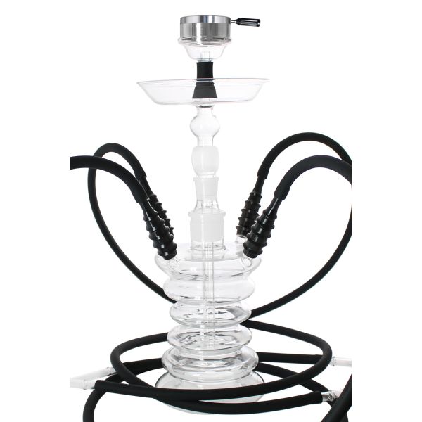 Kaya Caipi Glas-Shisha Komplett-Set für 4 Personen