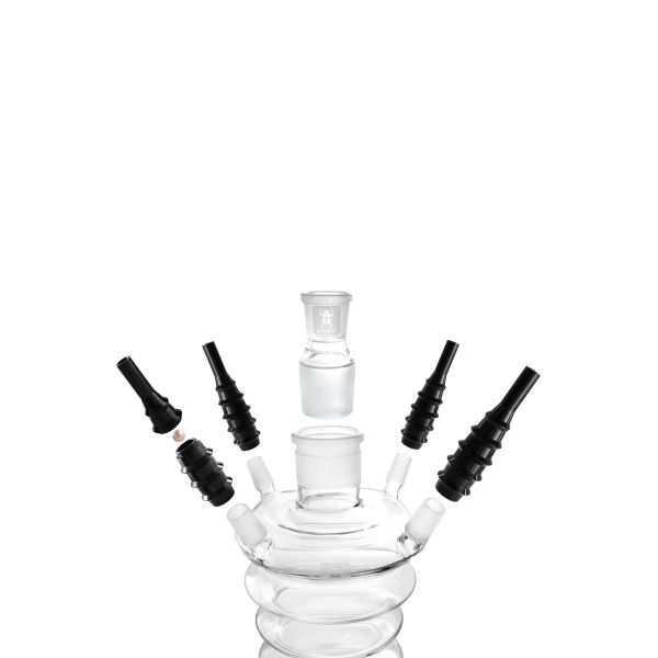 Kaya Caipi Glas-Shisha Komplett-Set für 4 Personen