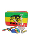 Breit Minibong Set mit Grinder und Purpfeife