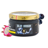 Adalya Blue Dragon 200g Shisha Tabak mit Blaubeeregeschmack zum Rauchen in einem Shishakopf. 