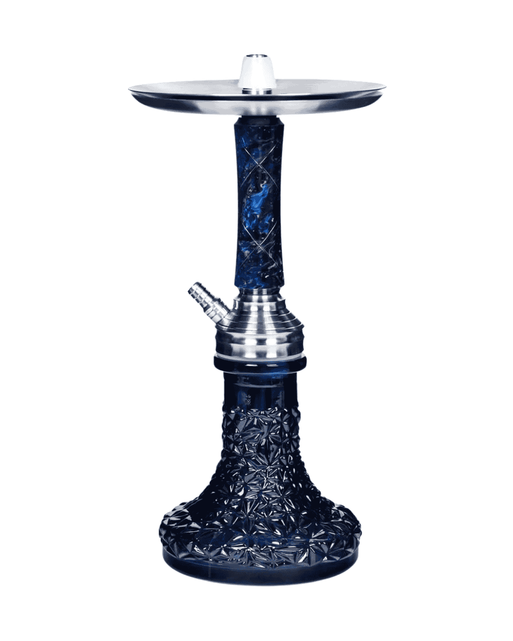 Elegante Atlas Hookah Shisha - Genetics DNA V2A Epoxid mit Schlauch, passendem Mundstück und Kopf. Zum Rauchen von Shishatabak