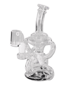 Ansicht der stabilen Basis des BLAZE Dab Rig Recyclers mit 116/19mm Durchmesser