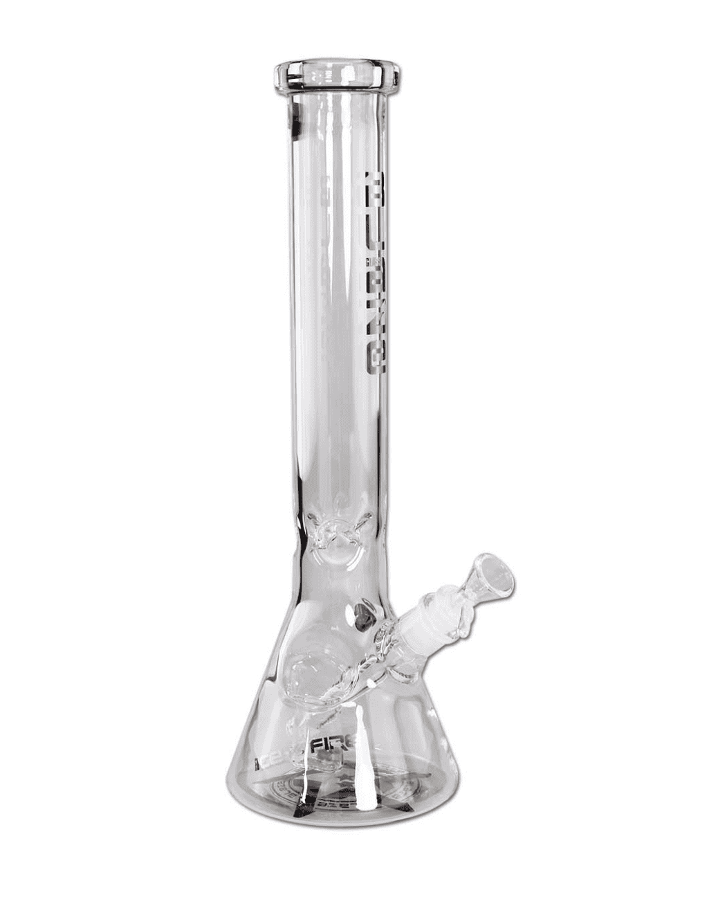 Nahaufnahme des Feuerzeugfachs der BLAZE Icebong Ice vs. Fire mit den Maßen 25x11mm.