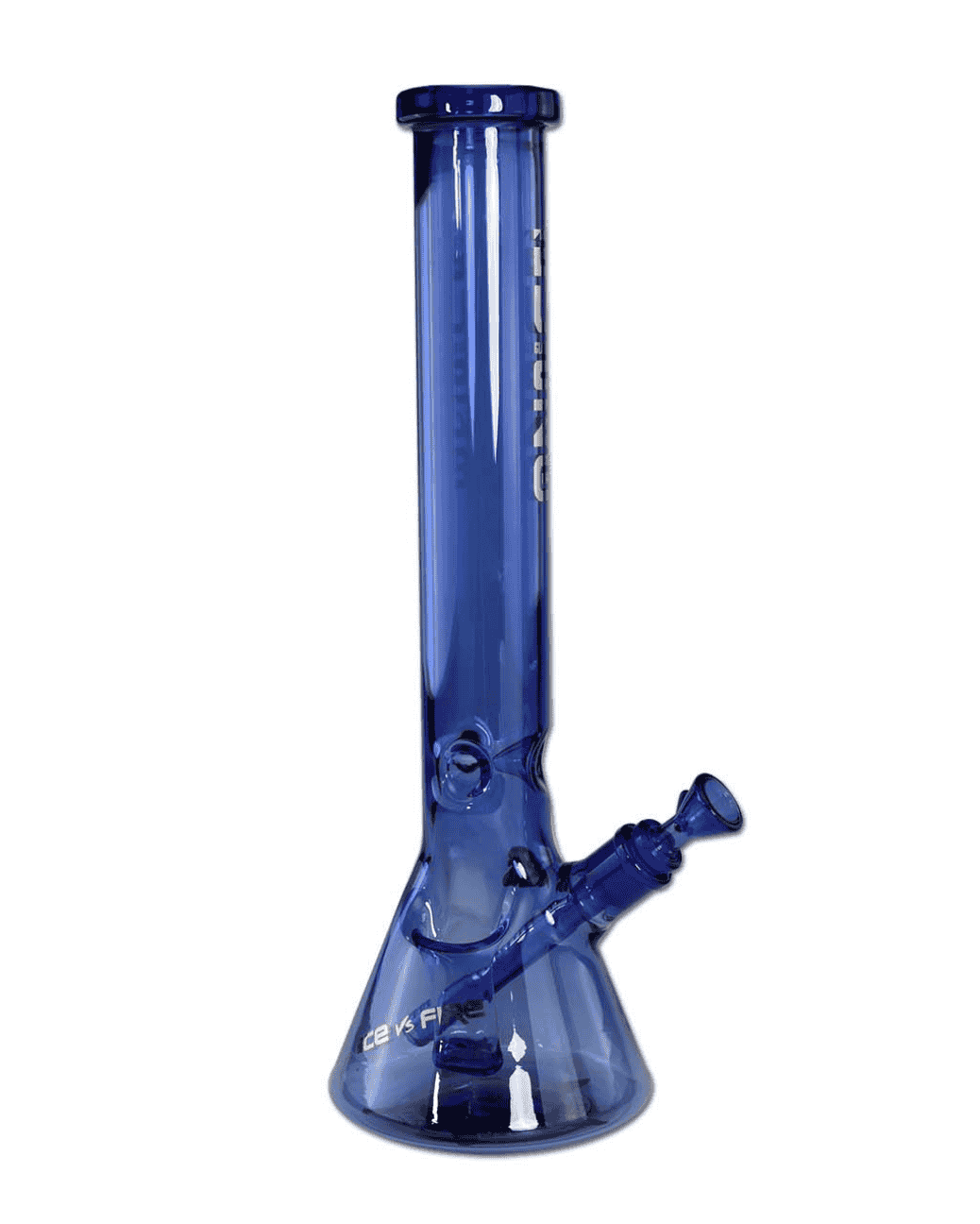 Detailansicht der Eiskammer der BLAZE Icebong Ice vs. Fire, ideal für gekühlten Rauchgenuss.