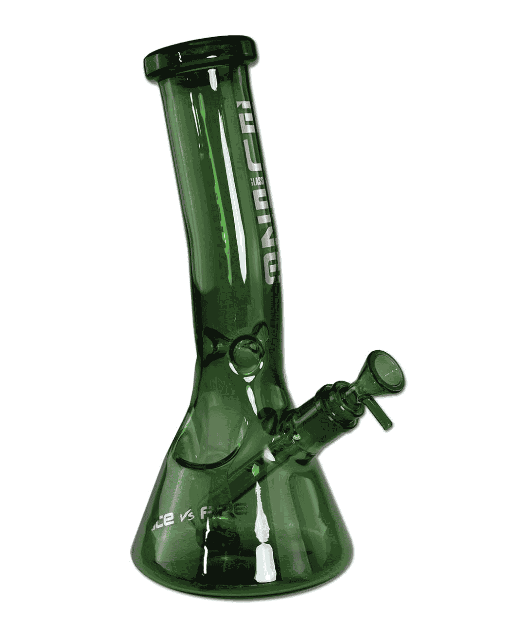 Schlitzdiffusorchillum der BLAZE Icebong Ice vs. Fire mit einer Länge von 135mm