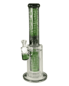 Nahaufnahme des HoneyComb Diffusors der BLAZE Pharaonin Zylinderbong Ice, der für eine optimale Filterung sorgt.