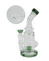 BLAZE Recyclebong mit Banger, Kräuterkopf und Perlen, Höhe 230mm