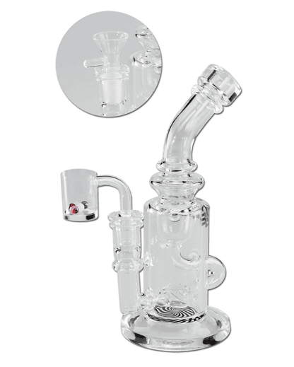 Oberer Bereich der BLAZE Recyclebong mit 14,5mm Schliff und ohne Ice-Catcher