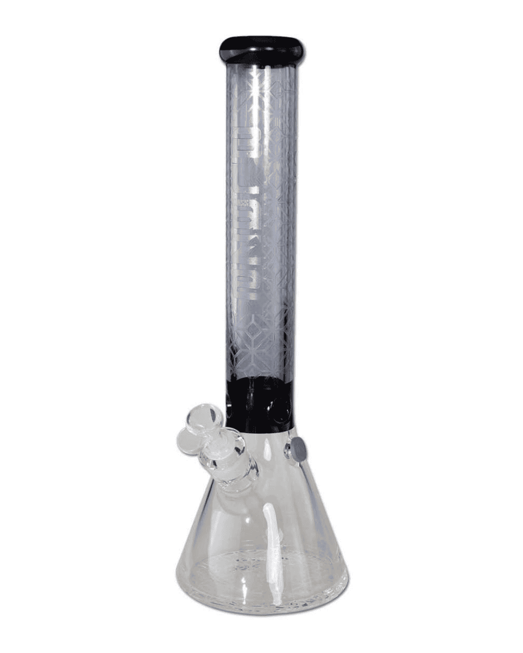 Eiskühler-Feature der BLAZE Sandblast Beaker Bong Ice für kühleren Rauch