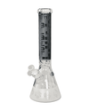 Schlitzdiffusorchillum der BLAZE Sandblazer Beaker Bong Ice, Länge 148mm, für optimale Filterung