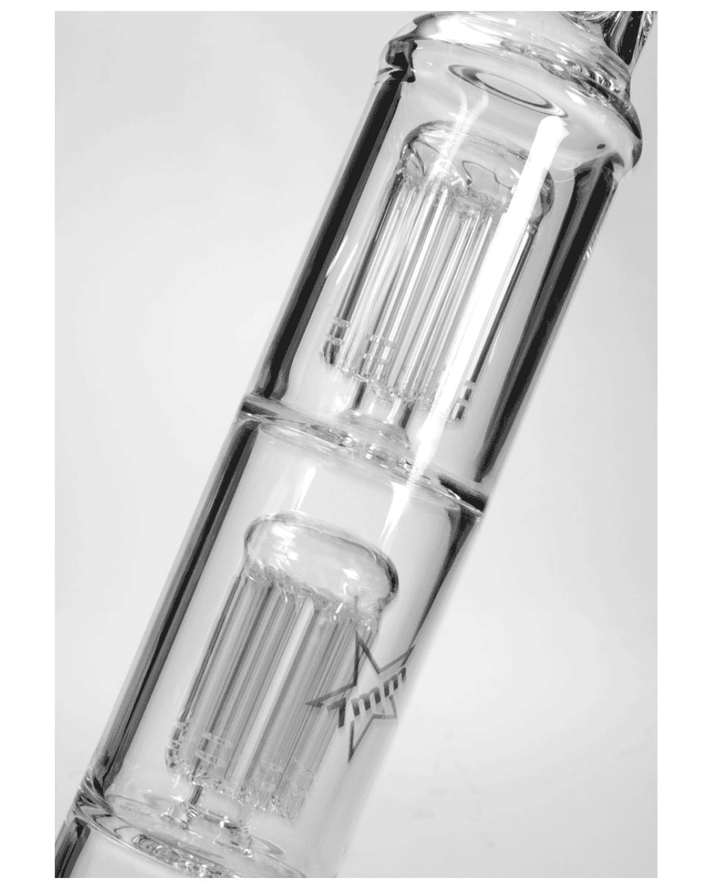Tower Bong mit blauer Farbe 