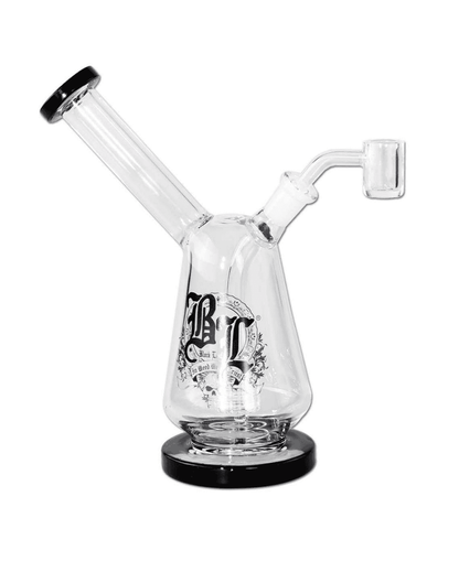Nahaufnahme des NS 14 (14,5mm) Schliffs der BL Dab Rig, klares Borosilikatglas