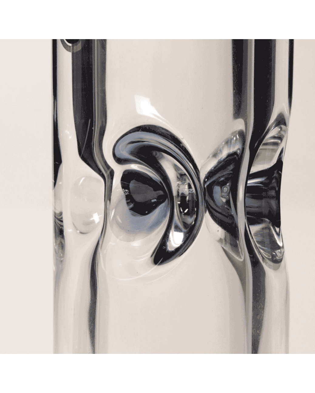 Schwarze Black Leaf Glasbong mit 4-Arm Perkolator und Icefunktion