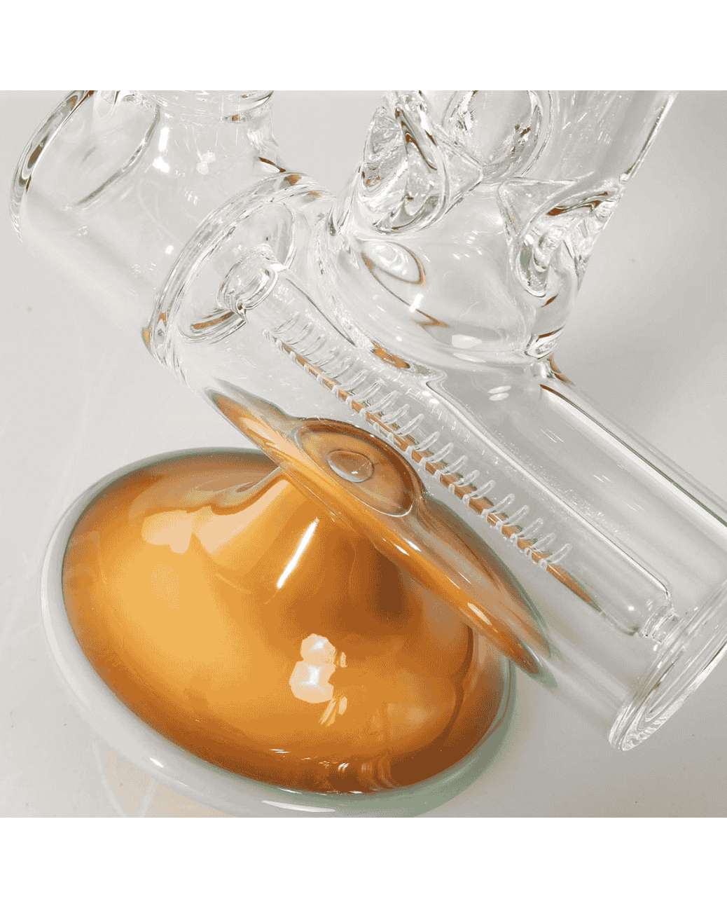 Eisfach der BL Nautilus Deluxe Bong für kühleren Rauchgenuss, ideal für heiße Sommertage
