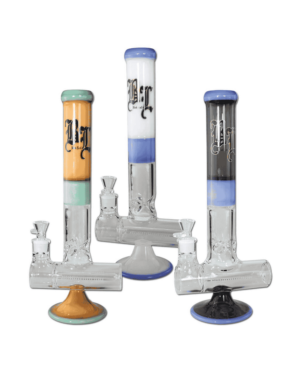 Detailaufnahme des Inline Slit Diffusors der BL Nautilus Deluxe Bong, optimiert für sanften Rauch