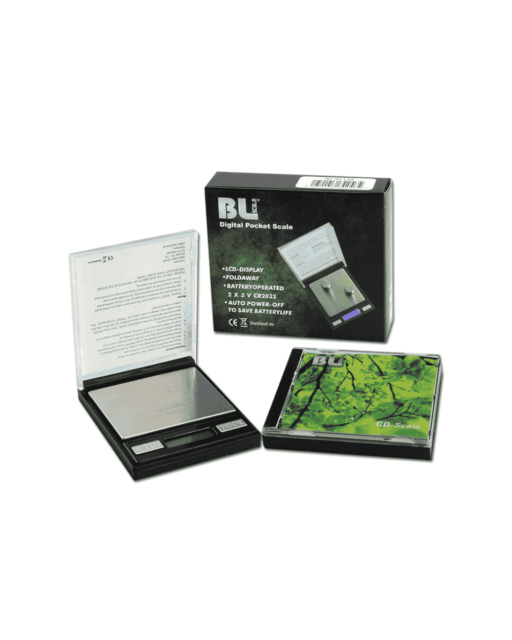 BLscale Mini CD-Digitalwaage – Präzise Messung bis 100g | Kompakt und Tragbar