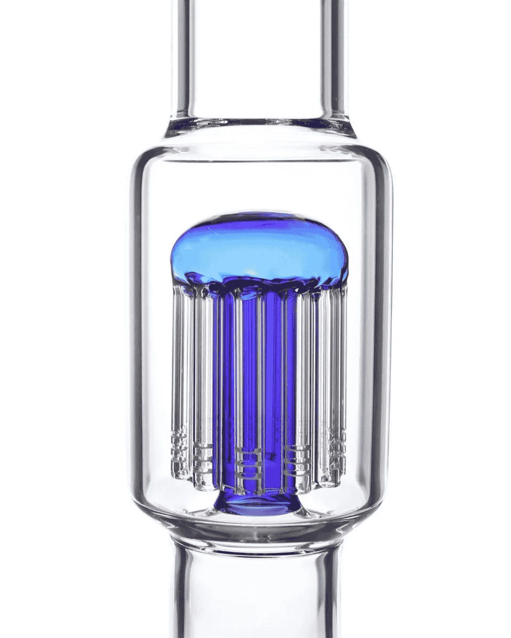 Beaker Bubble 12 Arm Perc Blue – von Heisenberg