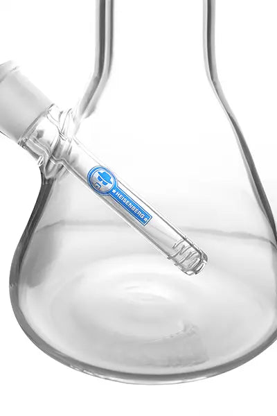 Beaker Bubble Heisenberg 12 Arm Perc Blue ICE Bong mit Chillum und Head in blau