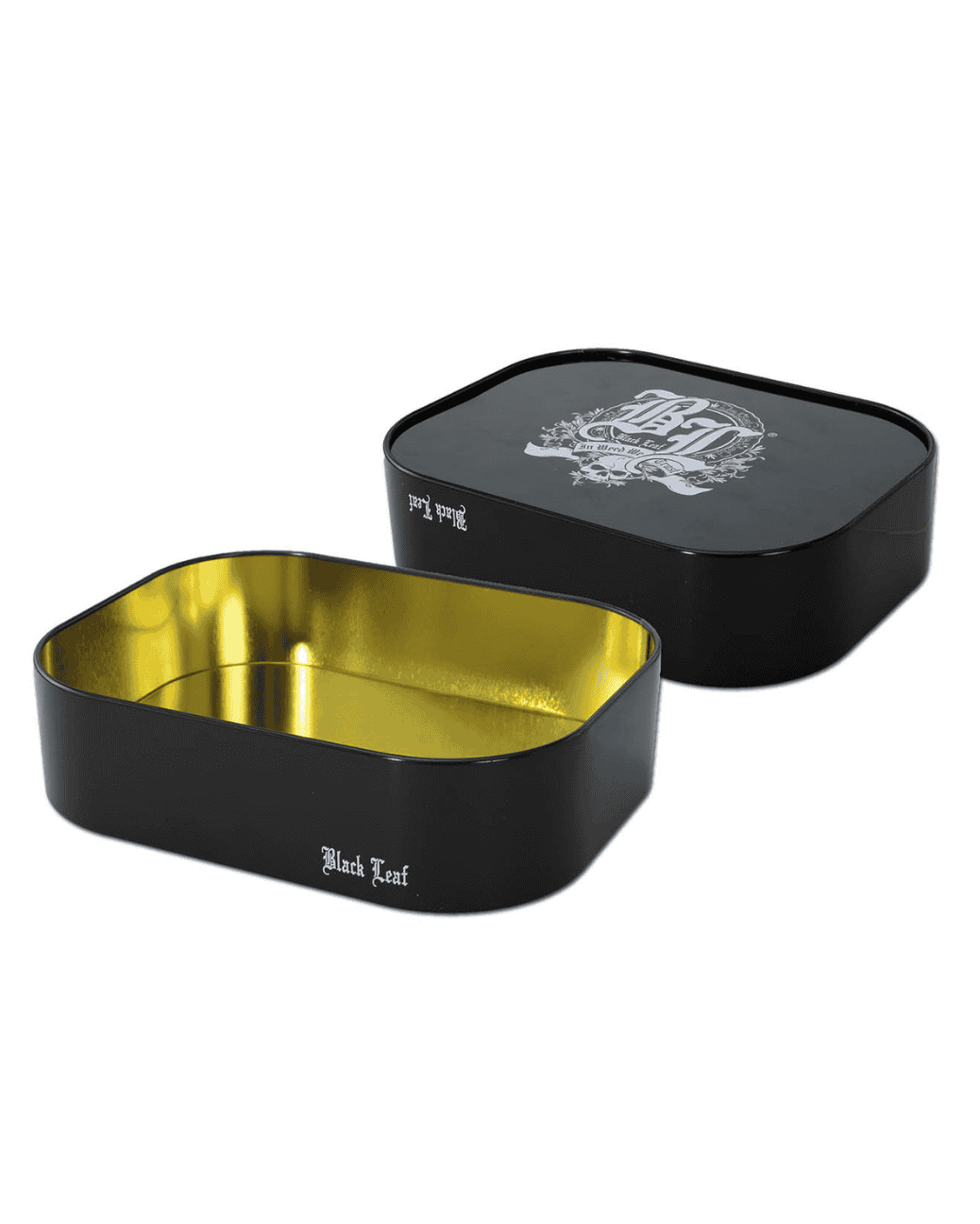 Black Leaf Aufbewahrungsdose – Praktische Dose für Zubehör | Weißblech | Passend zu Black Leaf Rolling Trays