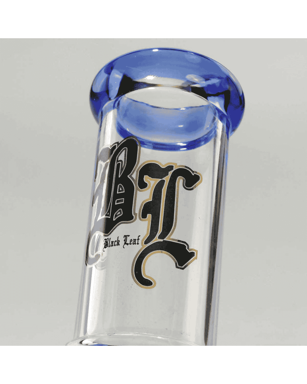 Eiskammer der Black Leaf Blue Hour Ice Doppelperkolator Bong für kühleren Rauch