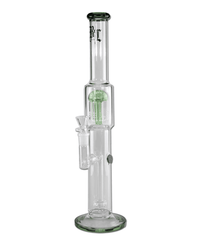 Glasbong 45 cm mit Trommel- und 12-Arm-Baumperkolator