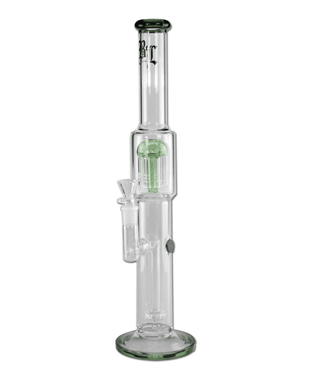 Glasbong 45 cm mit Trommel- und 12-Arm-Baumperkolator