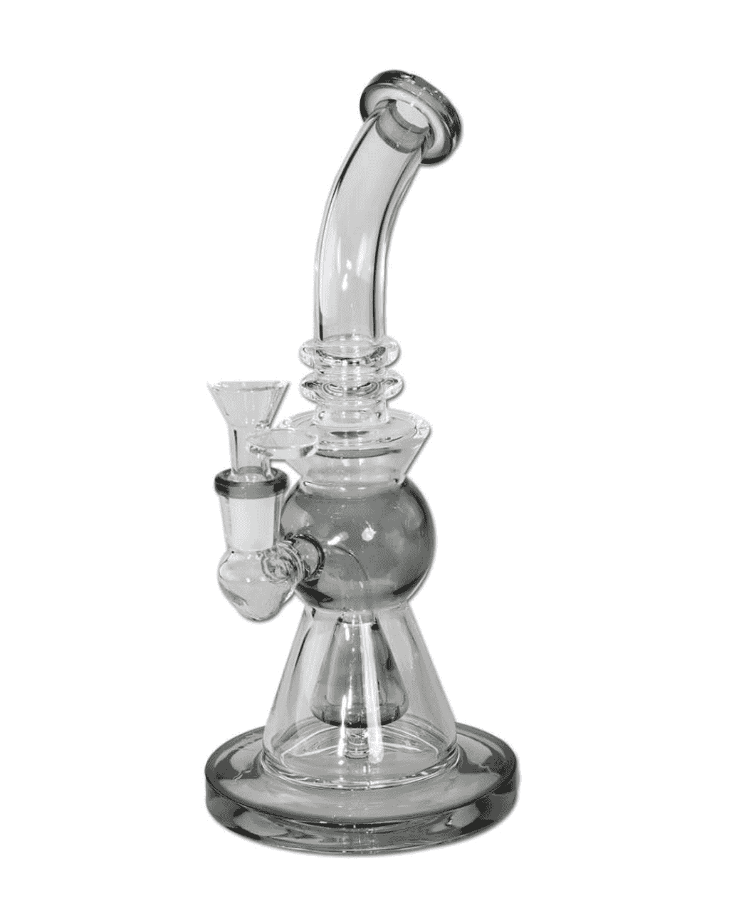 Nahaufnahme des Schlitzdiffusors im Black Leaf Bubbler, der für optimale Filtration sorgt.