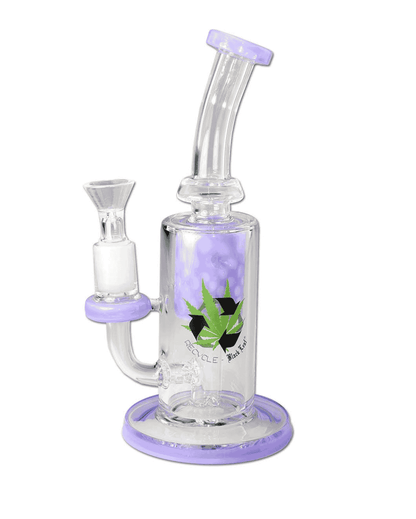 Detailaufnahme des 14,5mm NS 14 Schliffs am Black Leaf Recycle/Incycle Bubbler
