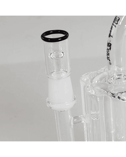 Stylische Mini-Dab-Bong mit Inlinediffusor und Dome
