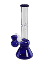 Gesamtansicht der Black Leaf Fly Icebong mit 4-Arm Perkolator, Chillum und Eiskammer