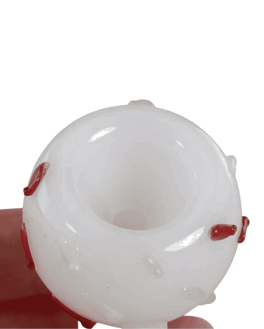 Detailaufnahme des Perkolators der Black Leaf Glasbong CUPCAKE für optimale Filterung