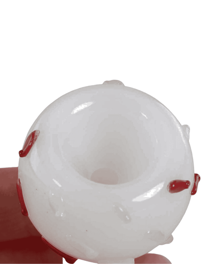 Detailaufnahme des Perkolators der Black Leaf Glasbong CUPCAKE für optimale Filterung