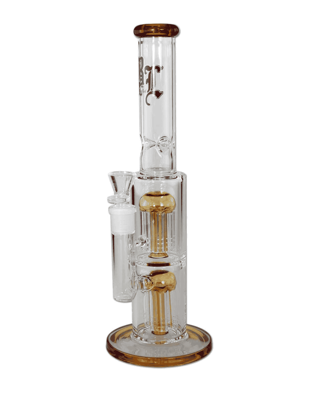 Black Leaf Icebong mit Doppel-Baumperkolator