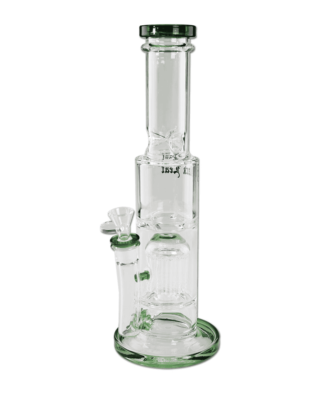 Icebong mit Turbinenscheibe und 10-Arm-Perkolator von Black Leaf