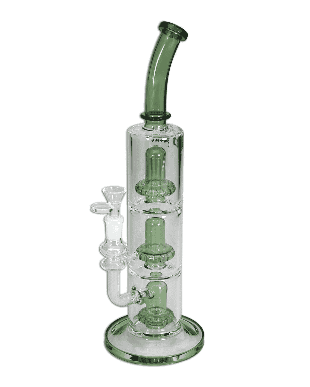 Detailansicht des 3x Ufoperkolators der Black Leaf Perkolatorbong