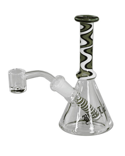Detailaufnahme des Mundstücks der Black Leaf Ölbong/Dab Rig mit 14,5mm Anschluss