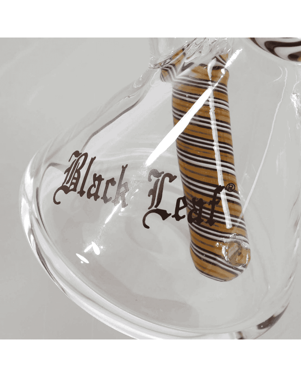 Kompakte 145mm hohe Black Leaf Ölbong/Dab Rig, perfekt für Ölkonsumenten