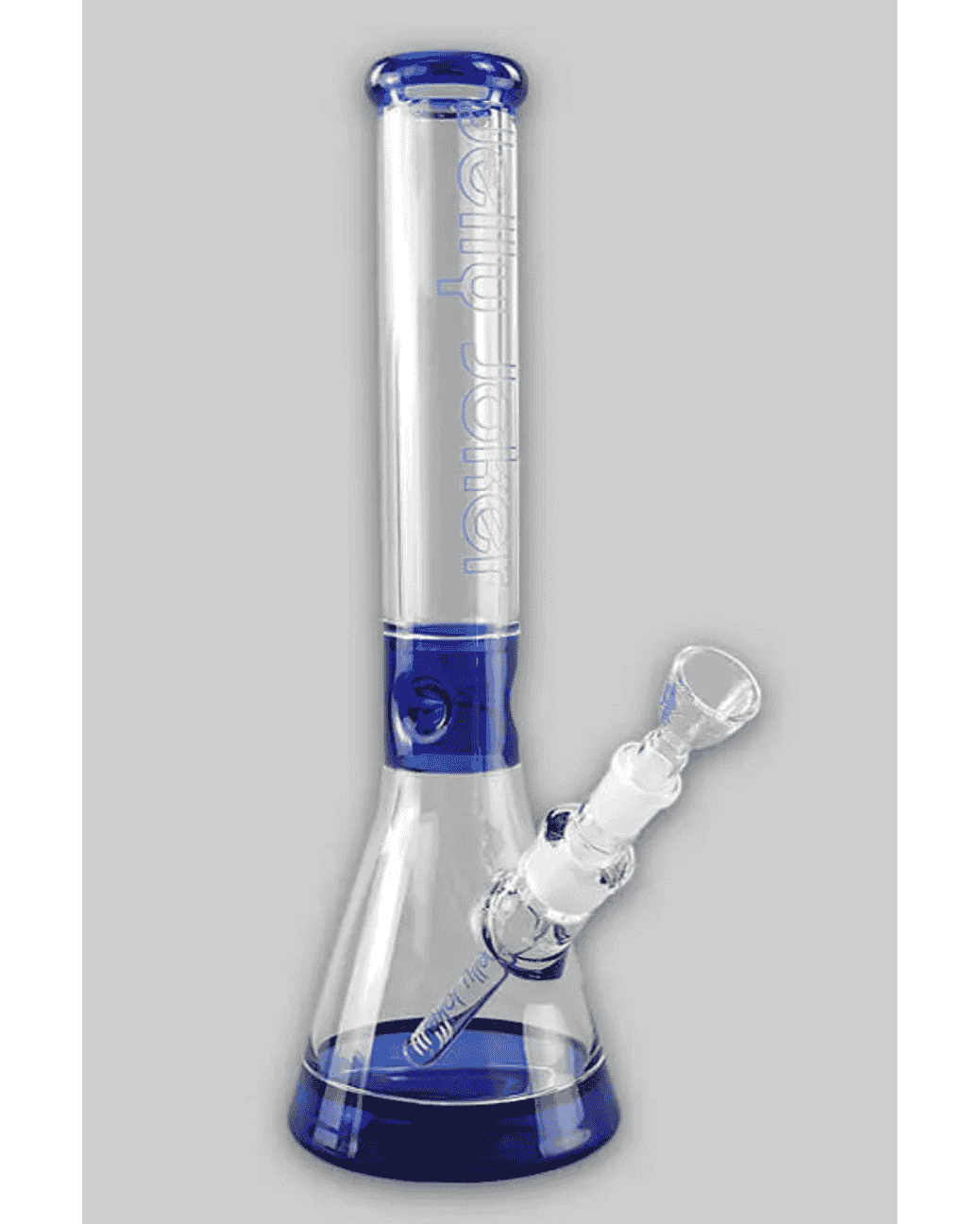Blue Bat Bong 42 cm mit blauen Details